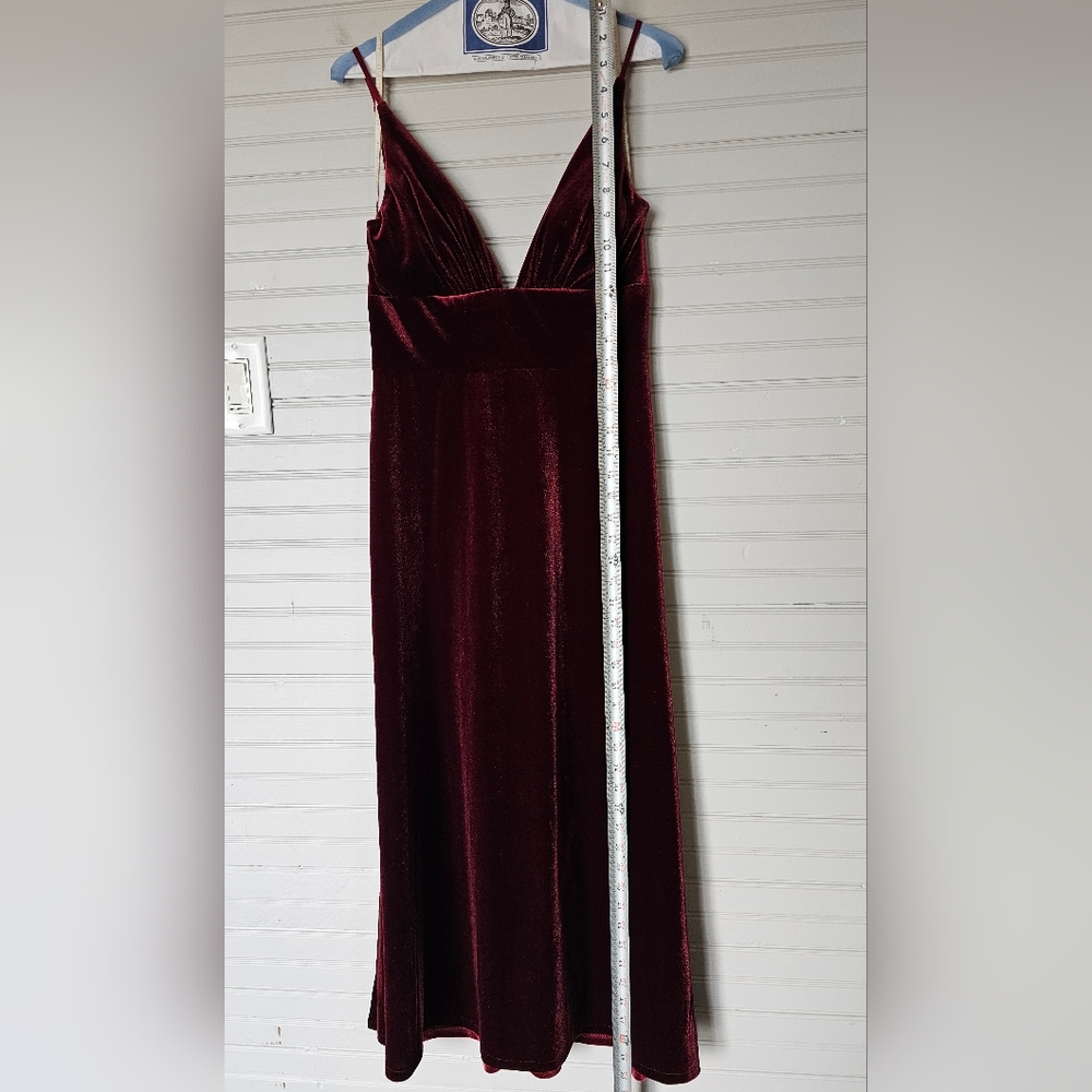 Jenny Yoo Mari Dark Berry Velvet Dress, sz4 - Picture 10 of 16